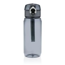 Yide RCS Recycled PET leakproof lockable waterbottle 600ML, black
