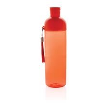 Impact RCS recycled PET leakproof water bottle 600ML, red