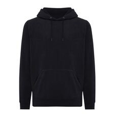 Iqoniq Trivor recycled polyester microfleece hoodie, black