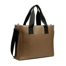 VINGA Bermond RCS recycled PU tote bag, brown