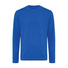 Iqoniq Zion recycled cotton crew neck, royal blue