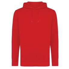 Iqoniq Jasper recycled cotton hoodie, red