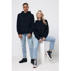 Iqoniq Trivor recycled polyester microfleece hoodie, black