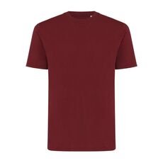 Iqoniq Sierra lightweight recycled cotton t-shirt, burgundy