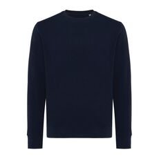 Iqoniq Etosha lightweight recycled cotton crew neck, navy