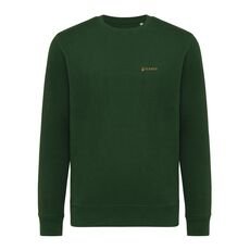 Iqoniq Etosha lightweight recycled cotton crew neck, forest green