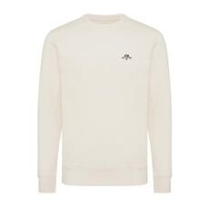 Iqoniq Etosha lightweight recycled cotton crew neck, natural raw