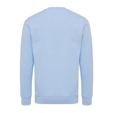 Iqoniq Etosha lightweight recycled cotton crew neck, sky blue