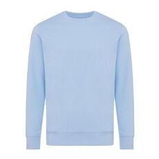 Iqoniq Etosha lightweight recycled cotton crew neck, sky blue