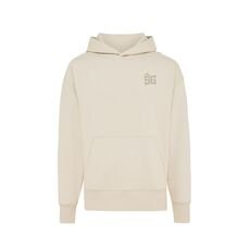 Iqoniq Yoho recycled cotton relaxed hoodie, natural raw