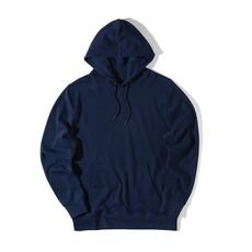 Iqoniq Rila lightweight recycled cotton hoodie, navy