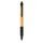 Bamboo &amp; wheatstraw pen, black