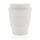 Reusable Coffee cup with screw lid 350ml, white