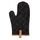Deluxe canvas oven mitt, black