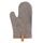 Deluxe canvas oven mitt, grey