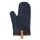 Deluxe canvas oven mitt, blue
