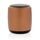 Mini aluminum wireless speaker, brown