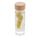 Infuser bottle with bamboo lid, transparent