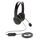 Over ear wired work headset, black