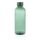 Leakproof water bottle with metallic lid, green