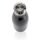 Leakproof water bottle with stainless steel lid, black
