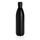 Solid color vacuum stainless steel bottle 1L, black