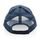 Impact AWARE™ Brushed rcotton 5 panel trucker cap 190gr, nav
