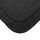 Fleece blanket in pouch, black