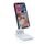 Phone and tablet stand, white