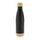 Vacuum stainless steel bottle with bamboo lid and bottom, bl
