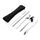 4 PCS stainless steel re-usable cutlery set, silver