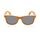 GRS recycled PP plastic sunglasses, brown