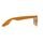 GRS recycled PP plastic sunglasses, brown