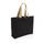 Impact AWARE™ recycled canvas large tote 240 gsm undyed, black