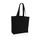Impact AWARE™ recycled canvas shopper w/pocket 240gsm undyed, black