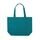 Impact AWARE™ recycled canvas shopper w/pocket 240 gsm, verdigris