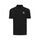 Iqoniq Yosemite recycled cotton pique polo, black