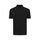 Iqoniq Yosemite recycled cotton pique polo, black