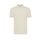 Iqoniq Yosemite recycled cotton pique polo, natural raw