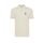Iqoniq Yosemite recycled cotton pique polo, natural raw