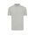 Iqoniq Yosemite recycled cotton pique polo, grey