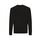 Iqoniq Zion recycled cotton crew neck, black
