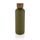 Wood RCS certified recycled stainless steel vacuum bottle, green
