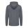 Iqoniq Abisko recycled cotton zip through hoodie, heather anthracite
