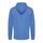 Iqoniq Abisko recycled cotton zip through hoodie, heather blue