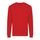 Iqoniq Zion recycled cotton crew neck, red