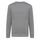 Iqoniq Etosha lightweight recycled cotton crew neck, light heather anthracite