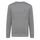 Iqoniq Etosha lightweight recycled cotton crew neck, light heather anthracite