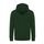 Iqoniq Rila lightweight recycled cotton hoodie, forest green