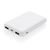 5.000 mAh wireless charging pocket powerbank, white
